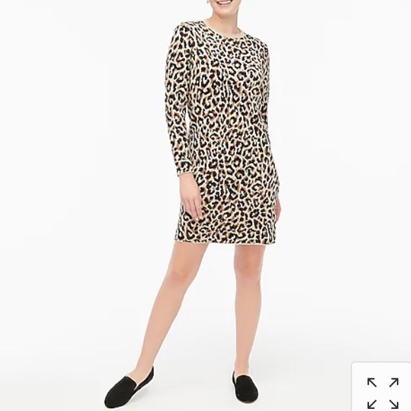 JCrew Factory leopard dress NWT - Picture 2 of 4